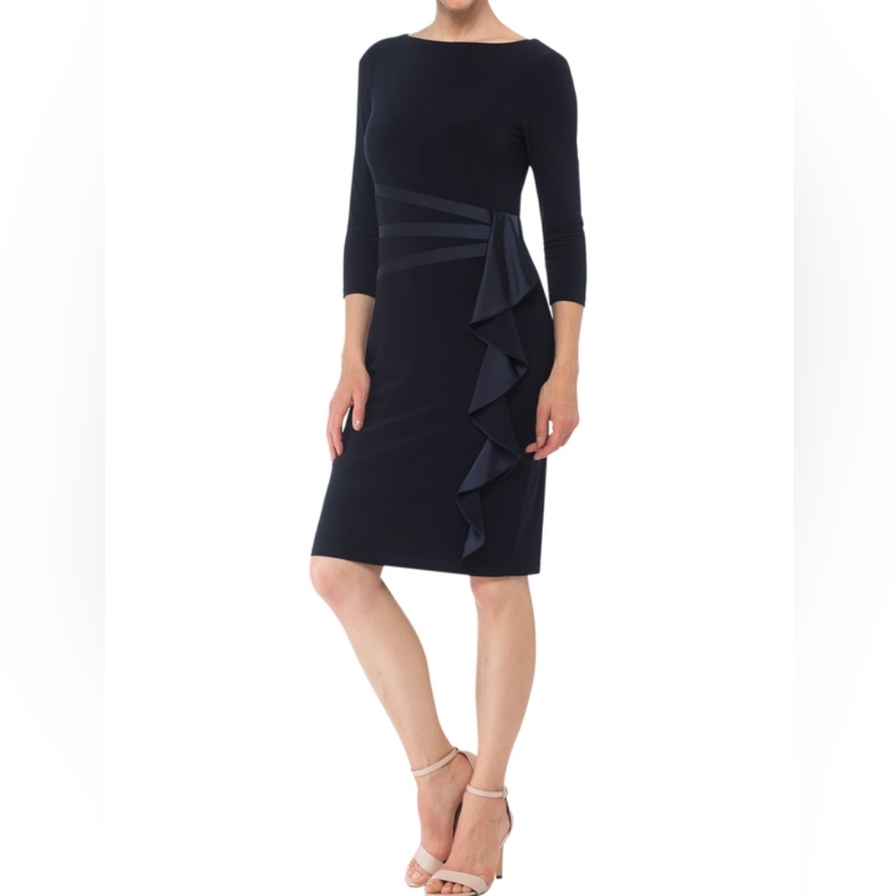 Joseph Ribkoff Midnight Long Sleeve Dress